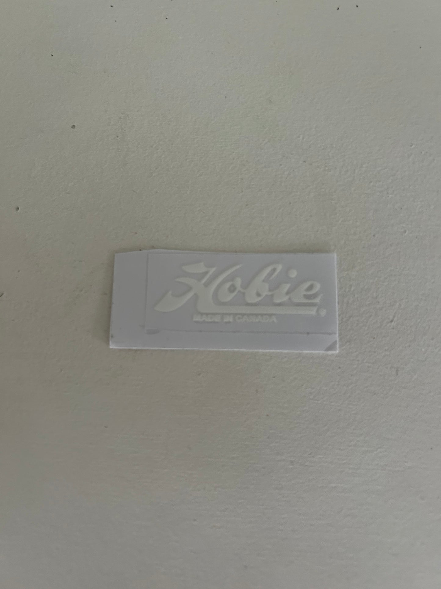Clear background Hobie sticker